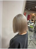 【W_SALON 河原町】ブロンド/ボブ/切りっぱボブ