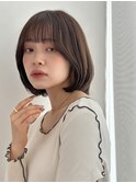 イメチェン◎韓国ベージュボブ/美髪