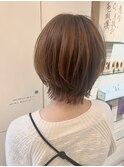 ショートウルフカット