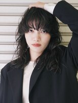 ラーナー(LONER)&nbsp;ニュアンスパーマ×黒髪スタイル【LONER神戸三宮】