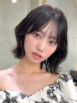 ハローバイシー 仙台(Hello by Sea)&nbsp;大人ガーリー×ダークアッシュ[似合わせカット/ミディアム]