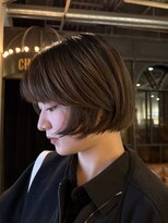 ノラ ヘアーサロン(NORA HAIR SALON)&nbsp;顔まわりカットリップラインボブ