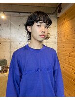 カフネ ジュントス ヨロ(Cafune' juntos YOLO) ショートウルフ×メンズパーマ　　10代　　20代　30代◎