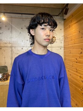 カフネ ジュントス ヨロ(Cafune' juntos YOLO) ショートウルフ×メンズパーマ　　10代　　20代　30代◎