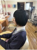 顔まわりレイヤーボブ