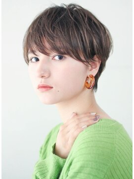 ウル 岡山駅店(ULu.) ショートカット前髪長めショートヘア30代40代50代ショート岡山
