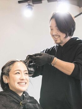ケイトブラウン(KATE BROWNE)の写真/【薬院駅3分】一流スタイリストが仕上げまで担当！髪のお悩みもお気軽にご相談ください◎薬院/薬院大通