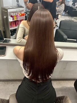 キング 高槻(K!ng) 縮毛矯正髪質改善ハイライトレイヤーカット枚方美容室エクステ