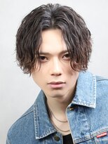 ベーア メロー(Bar mellow)&nbsp;波巻きスパイラルパーマセンターパート