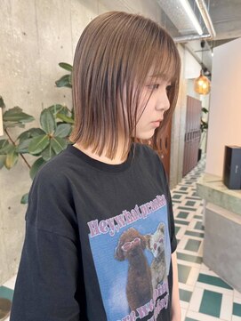 ノエ(noe) ミディアムヘア/デザインカラー/フェイスフレーミング/栄k84