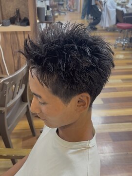 イエローコーン 金沢文庫店(YELLOW CORN) スパイキーショート/メンズ短髪/メンズショート/短髪