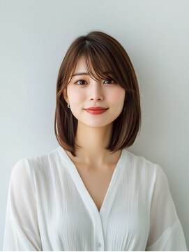 e.m.a プレミアムビューティーサロン 栄駅店(e.m.a PREMIUM BEAUTY SALON) ボブ/イメチェン/外ハネボブ/美髪/ワイドバング/髪型