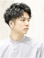 ヨシザワインク ハコザキ 水天宮前 日本橋人形町(YOSHIZAWA Inc.HAKOZAKI)&nbsp;20代30代◎爽やかツーブロック刈り上げパーマアップバング