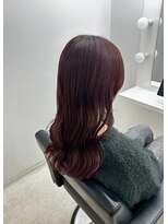 ジーナ 札幌(Zina)&nbsp;髪質改善＊チェリーピンクロング＊美髪【Zina札幌】