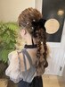 【お呼ばれヘアで素敵な1日を♪】ヘアセット￥4400