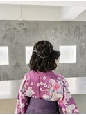 袴着付け＆ヘアアレンジ