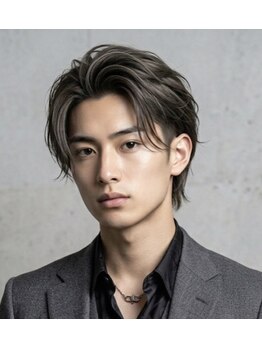 ファブ(fab)の写真/【実力派stylistによるCut￥3500~/Cut+モテ髪パーマ+炭酸ケア￥9980】カッコイイx品を兼ね備えたstyleへ！