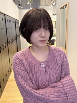 ジアン バイ ミルボン NU茶屋町+(GIEN by milbon) ショートボブ/丸みショート