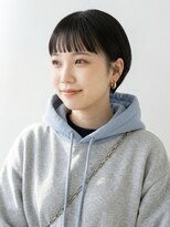 キビト(kibito) 新宿曙橋オン眉ぱっつんマッシュショート20代30代40代