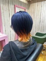 ロア バイ アヴァンス 天王寺店(Lowa by avance.)&nbsp;【ウルフカット】×【デザインカラー】×【髪質改善】
