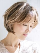 アベックプレジール 海老津店(AVEC PLAISIR)&nbsp;大人の艶めきひし形ショートボブ