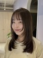 アイノアヌエール 代々木店(AInoa Nouer)&nbsp;柔らかいベージュカラーとニュアンスレイヤー