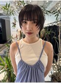 小顔見せ耳掛けハンサムショート