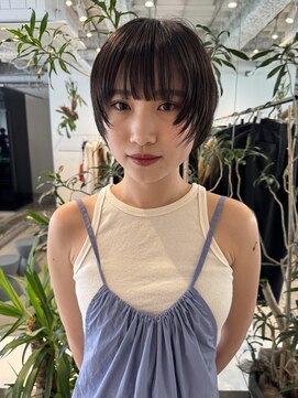 オルネ 代官山(OLUNE) 小顔見せ耳掛けハンサムショート