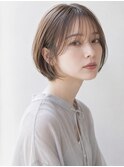 ナチュラルショートボブ