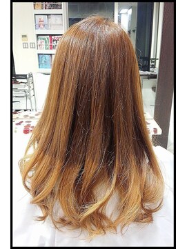 メタ(META) カット + Wカラー(ホイルワーク&ベージュグレー)