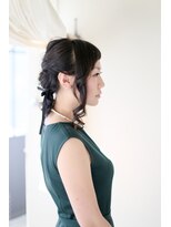 ホワイトルーム(White Room)&nbsp;編み込みのダウンスタイル