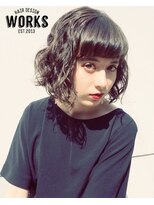 ワークス ヘアデザイン(WORKS HAIR DESIGN) 外国人風ウェービィカーリースパイラルボブパーマ