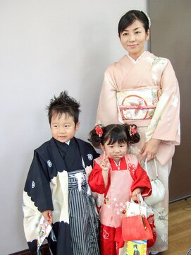 美容室 人形の家 本店 七五三