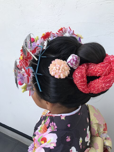 七五三ヘアセット 