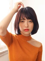 カイノ 中百舌鳥店 (KAINO) 【KAINO】黒髪大人前下がりボブ