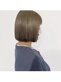 mini bob × silky beige