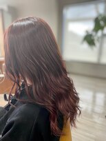 アリカ(arika)&nbsp;ピンクブラウン×ロングスタイル