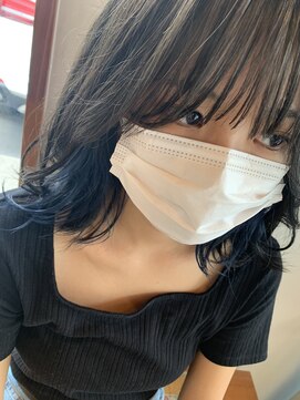 リミックスヘア(REMIX HAIR) インナーブルーカラー