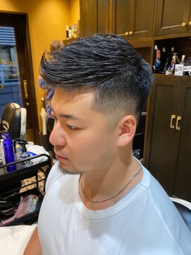 ヒロギンザ 八重洲店(HIRO GINZA) フェードジェットモヒカン