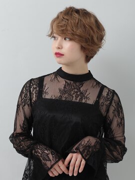 ヘアーカッティングガーデン ジャック モアザン 近鉄奈良店 ショートパーマ/無造作[奈良/大和西大寺駅/白髪ぼかし]