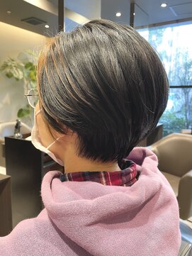 アイフィールアヴェダ 船堀店(i feel AVEDA) 【木村】前髪無しショートボブ＋フェイスフレーミングカラー