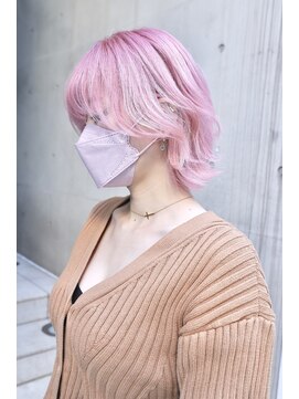 ディア(.eer) 透明感ホワイトピンクカラー☆ハイトーンカラー/ケアブリーチ