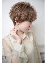 大人可愛い20代30代40代黒髪前下がりショートボブ丸みショートb
