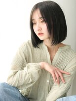 アイニティ 江坂(Inity)&nbsp;［Inity］地毛風カラー　オリーブグレージュ　ボブ