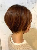 くびれショートオレンジブラウン