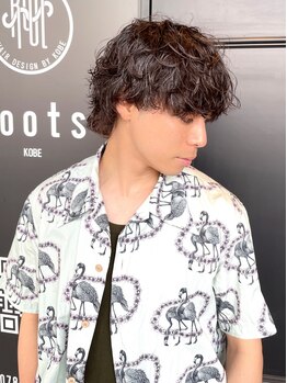 ルーツ(Roots)の写真/【清潔感×お洒落】メンズ専用クーポン豊富☆私服/スーツ、どちらも決まるスタイルを実現！【三宮/元町】