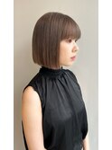 ミニボブ ベージュ