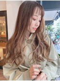 ショコラベージュ/大人かわいい/ 小顔前髪カット