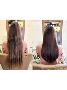 【寝屋川市駅徒歩２分】veretta.式髪質改善は当店自慢menu。クセ毛,ダメージヘア,チリチリ毛等の悩みを改善