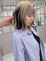 ロンド レア 天神大名店(Lond Le’a) ドレスヘア/ショコラアッシュ/ヘルシースタイル/インナーカラー